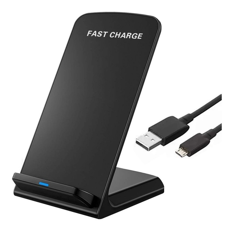 Cargador Inalambrico Qi Fast Charger O Carga Rapida De Base