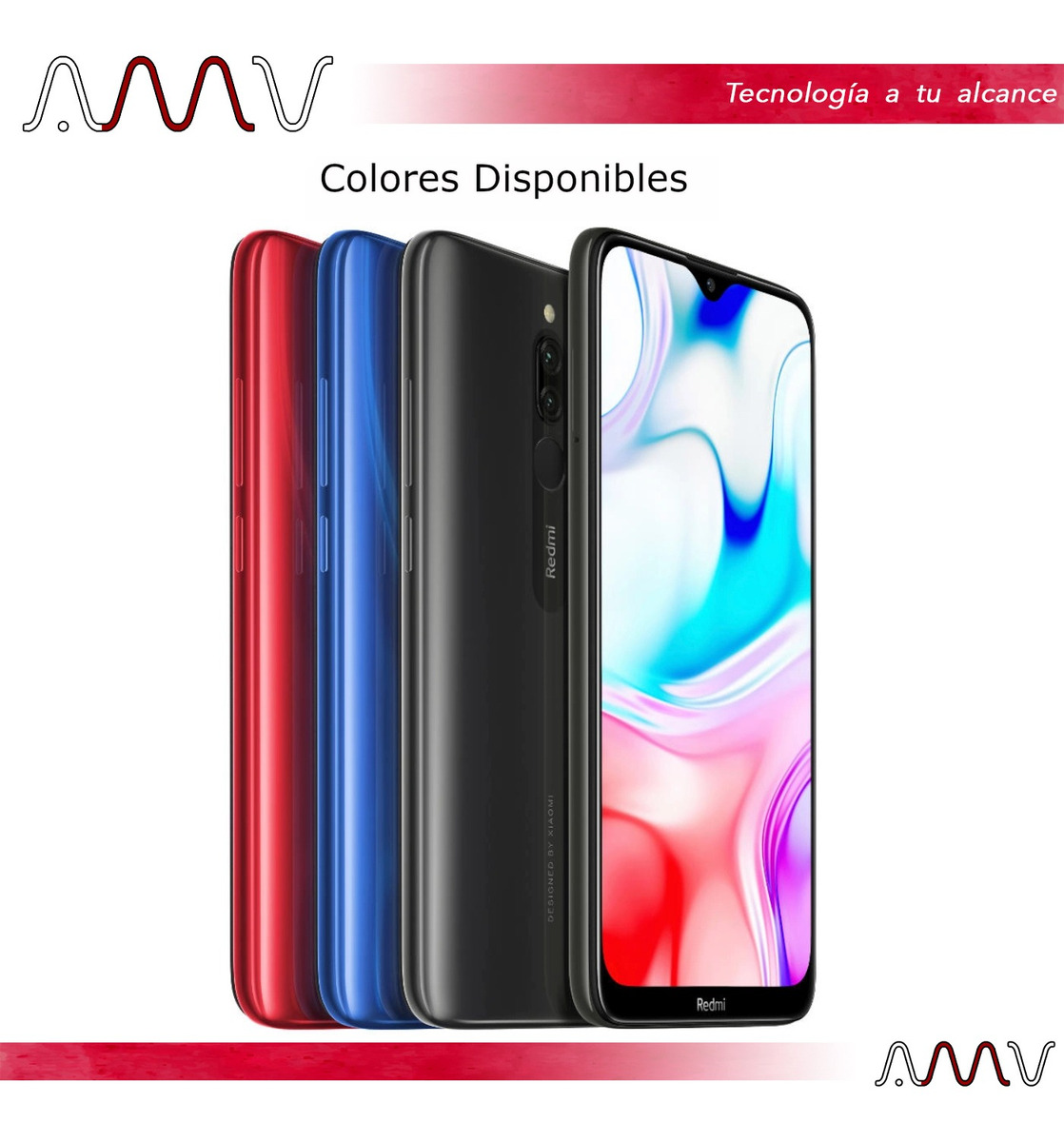 Celular Xiaomi Redmi 8 Lte 6 22 Ips 3gb 32gb Android 9 Amv U S 184 00