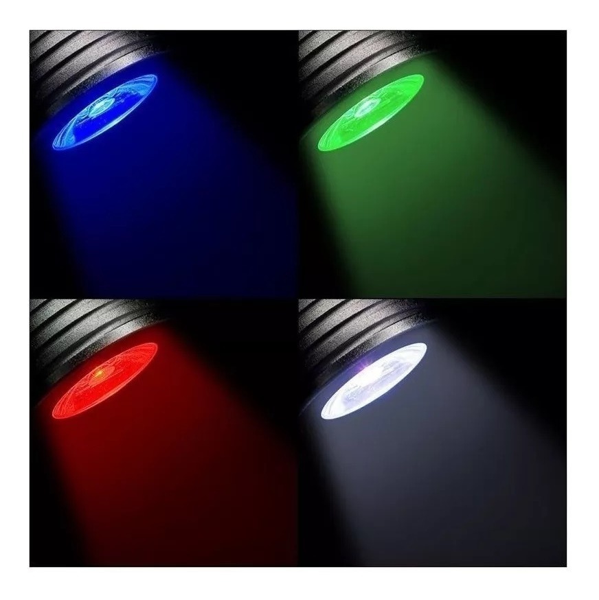 Lampara Led W Rgb Colores C Control Remoto Bajo Consumo