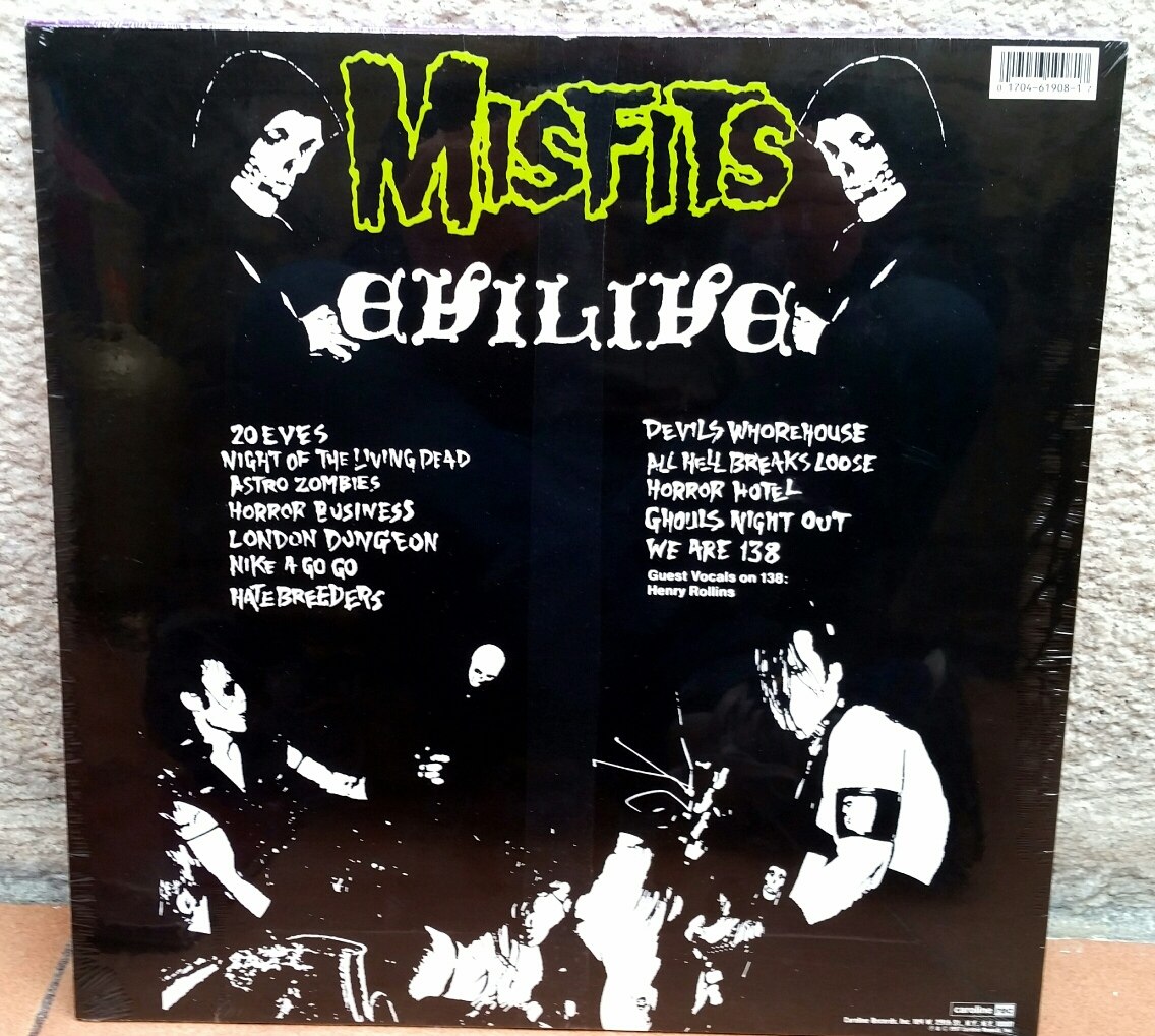 Misfits Evil Live Ramones The Clash Sex Pistols Nofx 900 00