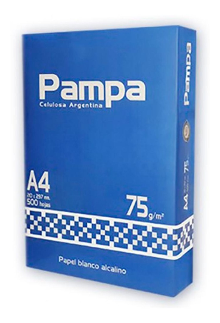 Papel Pampa A4 75grs Caja X10 Resmas De 500hojas 1 495 00 En