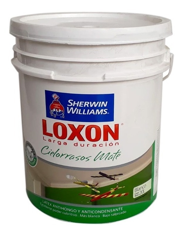 Pintura Latex Loxon Cielorraso Antihongo 20 L Prestigio 4 180 00 En