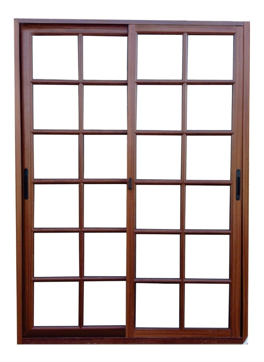 Puerta Ventana De Aluminio Estilo Colonial 1 50 X 2 0 Madera 13 900