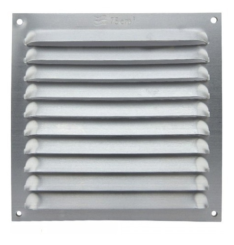 Rejilla Ventilacion En Aluminio 15 X 15 Cms Con Mosquitero 230 00