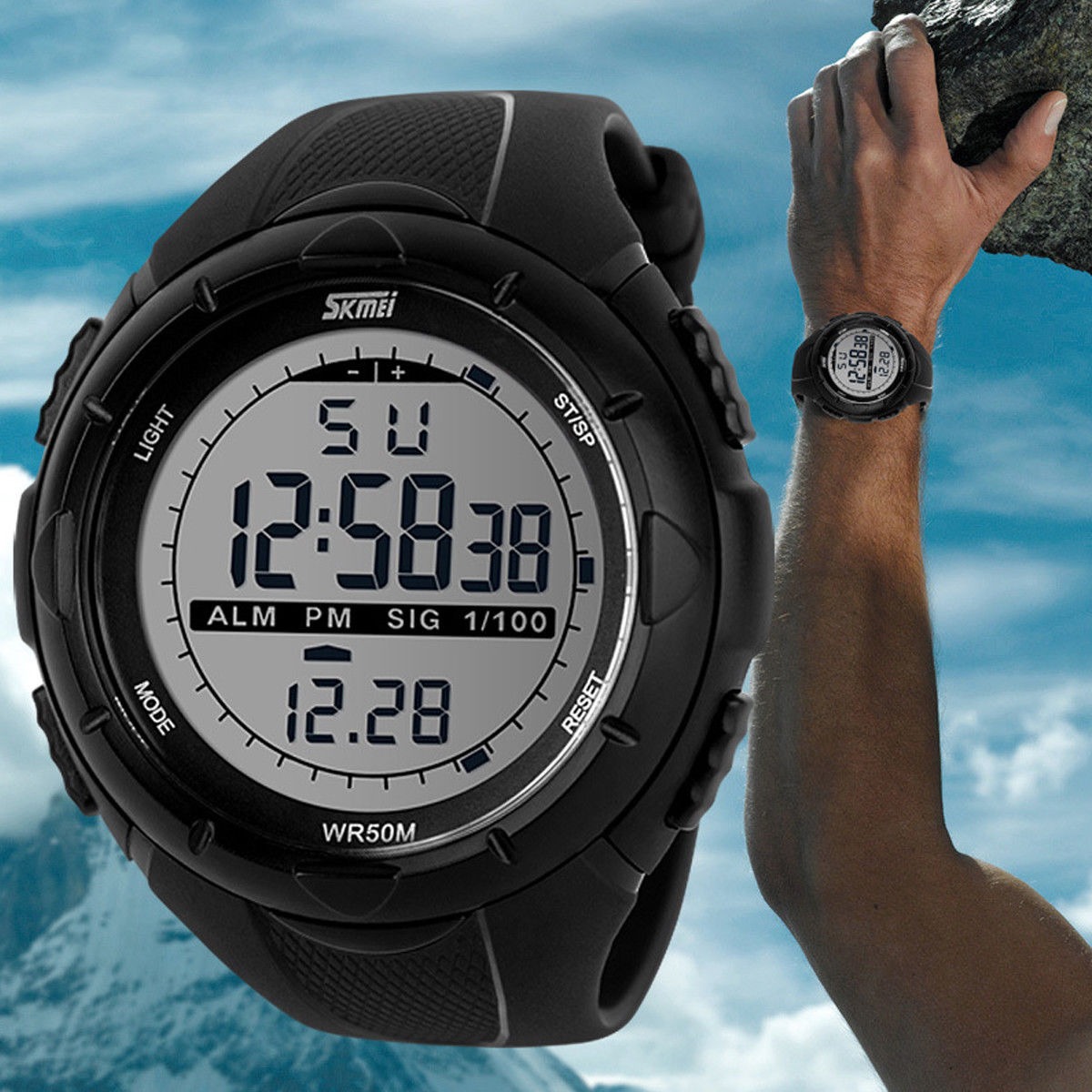 Reloj Deportivo Impermeable Digital Skmei Para Hombre En