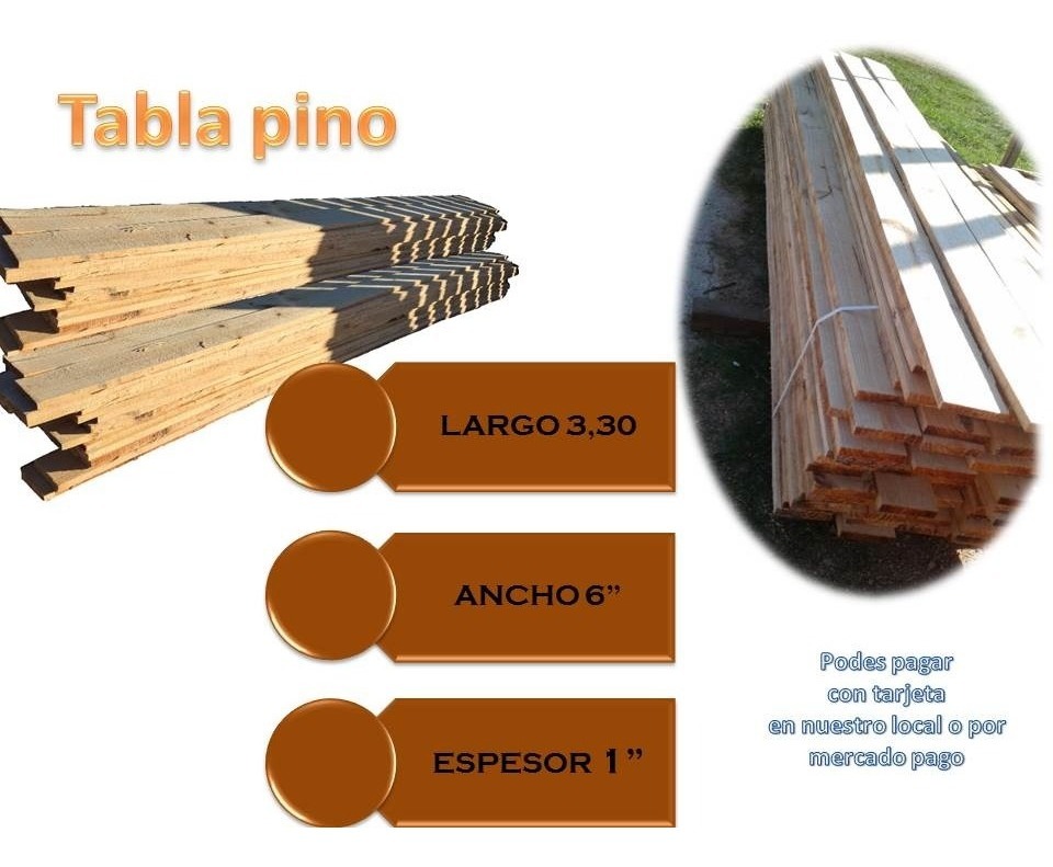 Tabla Encofrado Mt En Madera Pino Muro Piso Mas En