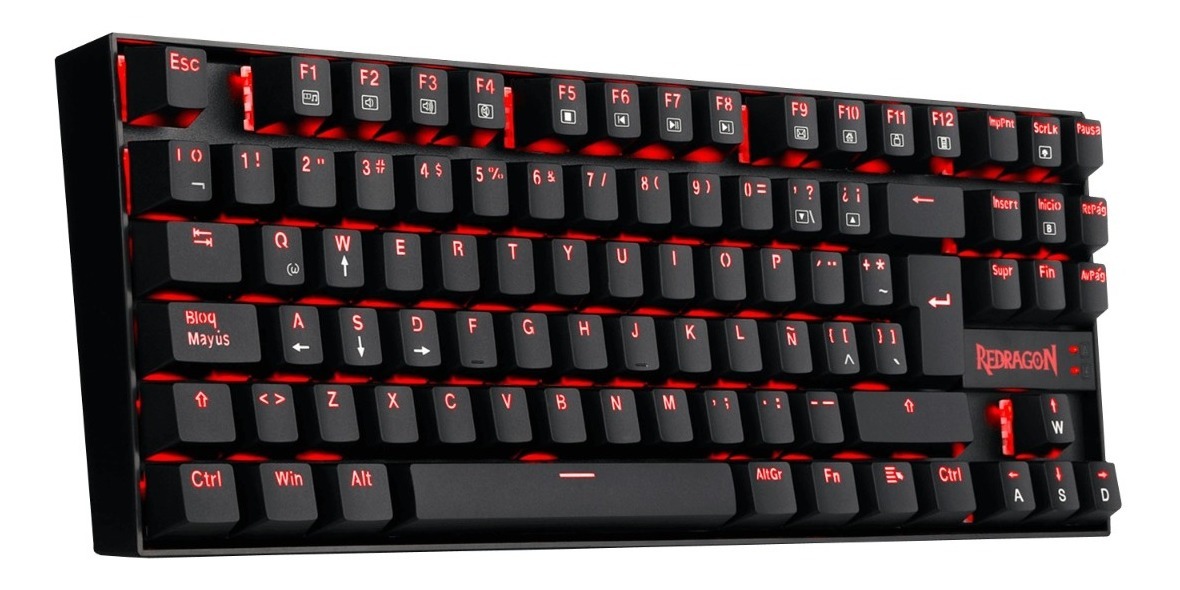 Teclado Mecánico Redragon Kumara K552 Rojo Español U S 56 98 en