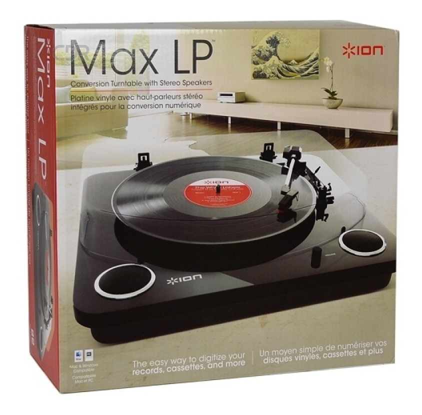 Tocadiscos Para Vinilo Ion Con Parlantes Estereo Max Lp U S 72 00 En