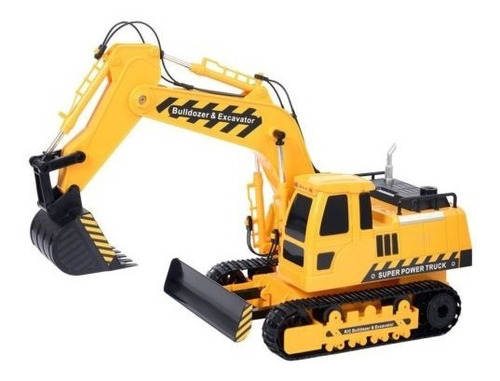 1:18 Camión de juguete de excavadora con control remoto con sonidos de