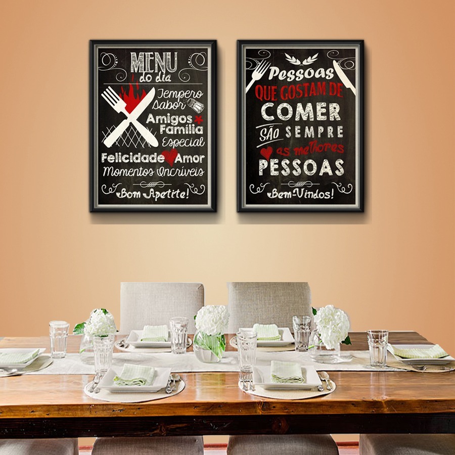 2 Quadros Cozinha Gourmet Frases Decoracao Moldura Vidro R 229 00 2 Quadros Cozinha Gourmet Frases Decoracao Moldura Vidro R 229 00