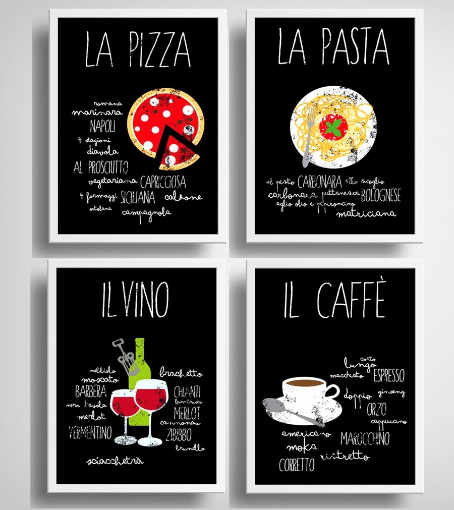 4 Quadros Cozinha Gourmet Chef Vinho Cafe Pizza Decoracao R 419 4 Quadros Cozinha Gourmet Chef Vinho Cafe Pizza Decoracao R 419