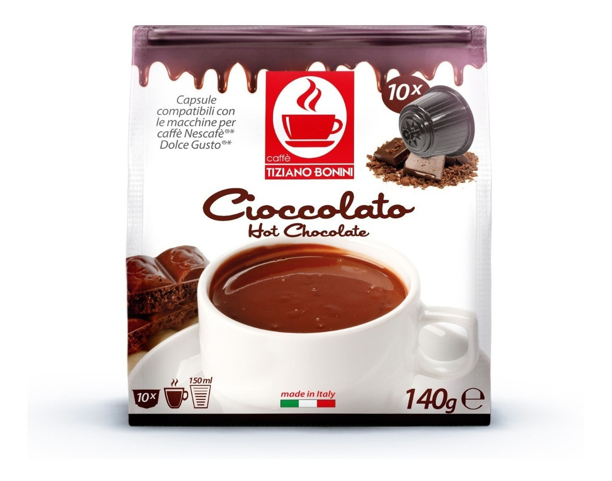 50 Cápsulas Bonini Compatibles Dolce Gusto - Chocolate - $ 898,00 en