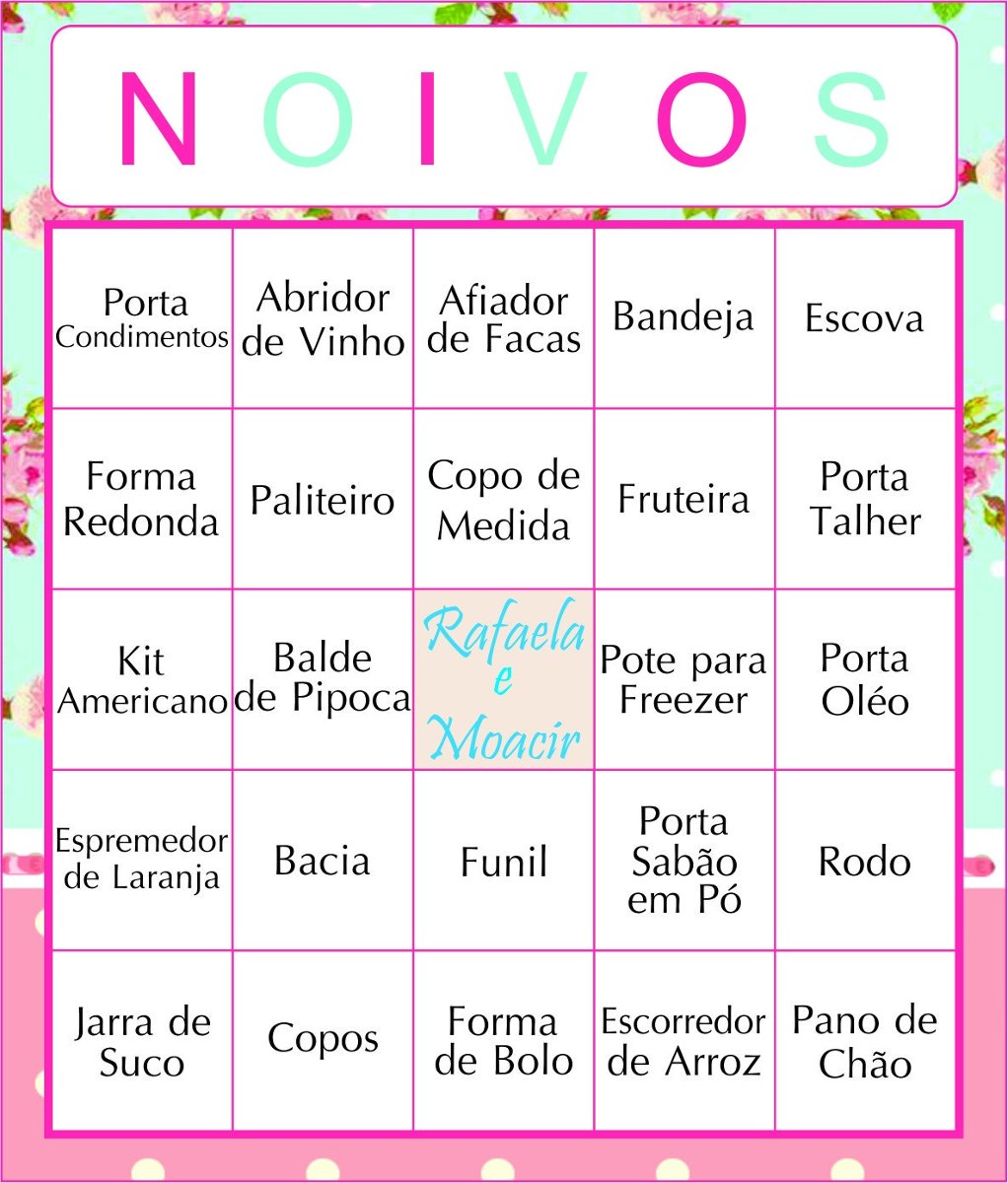 70 Cartelas Bingo Ch De Panela Personalizada Envio Email R 25 00 70 Cartelas Bingo Ch De Panela Personalizada Envio Email R 25 00