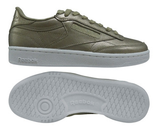 reebok club c mujer dorados