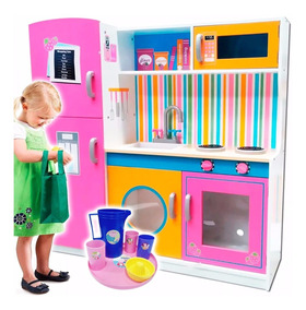 Rey Pig Madera NiñaRegalo Grande El Infantil Cocina Peppa nP0Okw