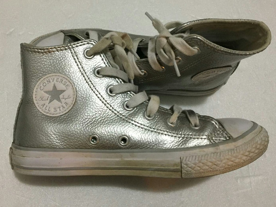 converse plateados 34 converse plateados 34