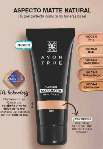 Avon true flawless ultra matte foundation что это