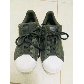 adidas superstar verde militar