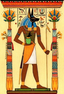 Dios Anubis Del Antiguo Egipto - Poster Lámina 45x30 Cm. - $ 380,00 En ...