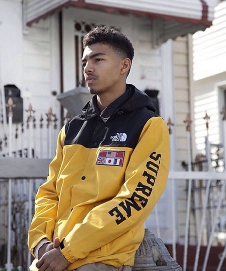 abrigo north face x supreme abrigo north face x supreme