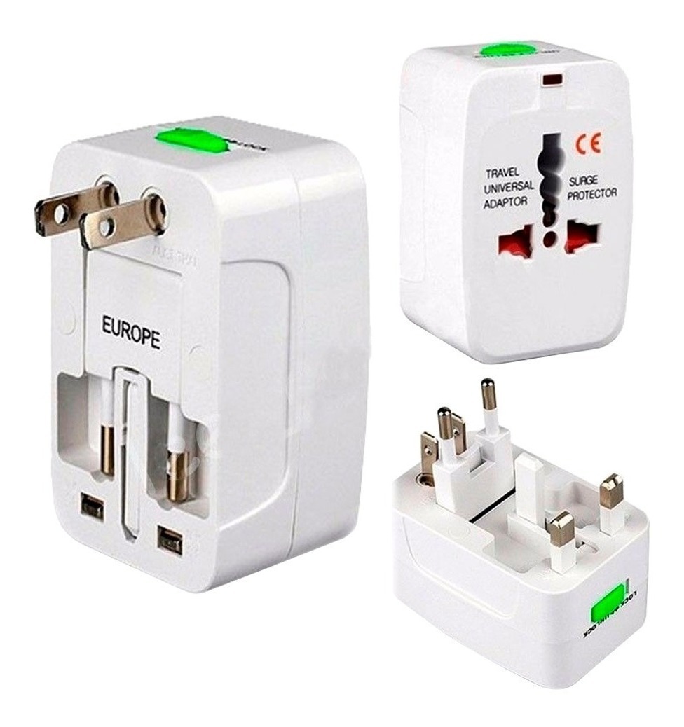 Adaptador De Enchufe Universal De Viaje - - $ 150,00 En Mercado Libre