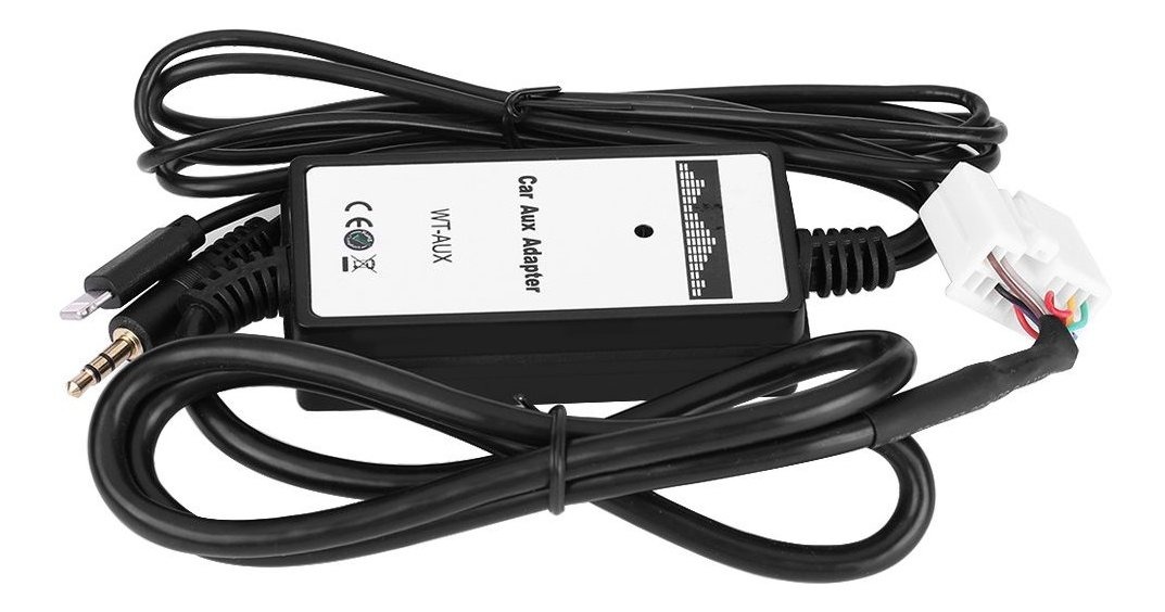 adaptador de interfaz de 12 V para coche Adaptador de entrada AUX USB para coche adaptador de entrada de audio auxiliar de coche