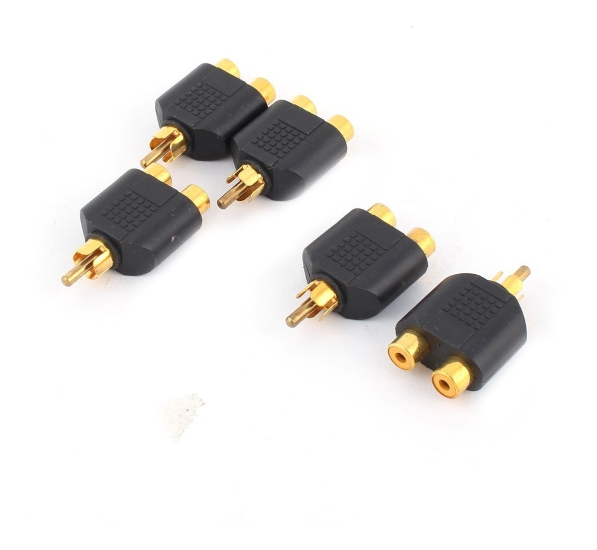 Adaptador De Rca Macho Plug A Doble Rca Hembra Doble Salida 8000 En Mercado Libre 