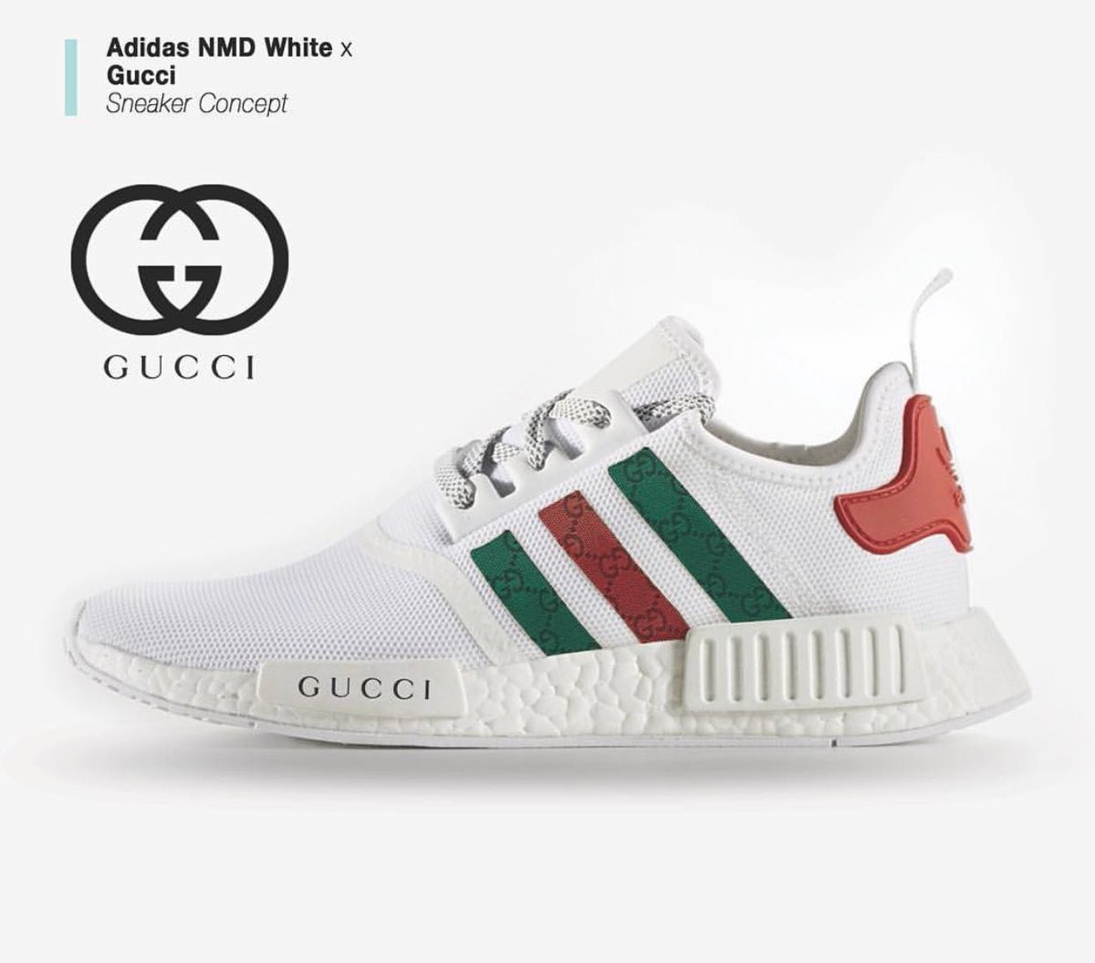 adidas Nmd Por Gucci Por Encargue - $ 4.300,00 en Mercado Libre