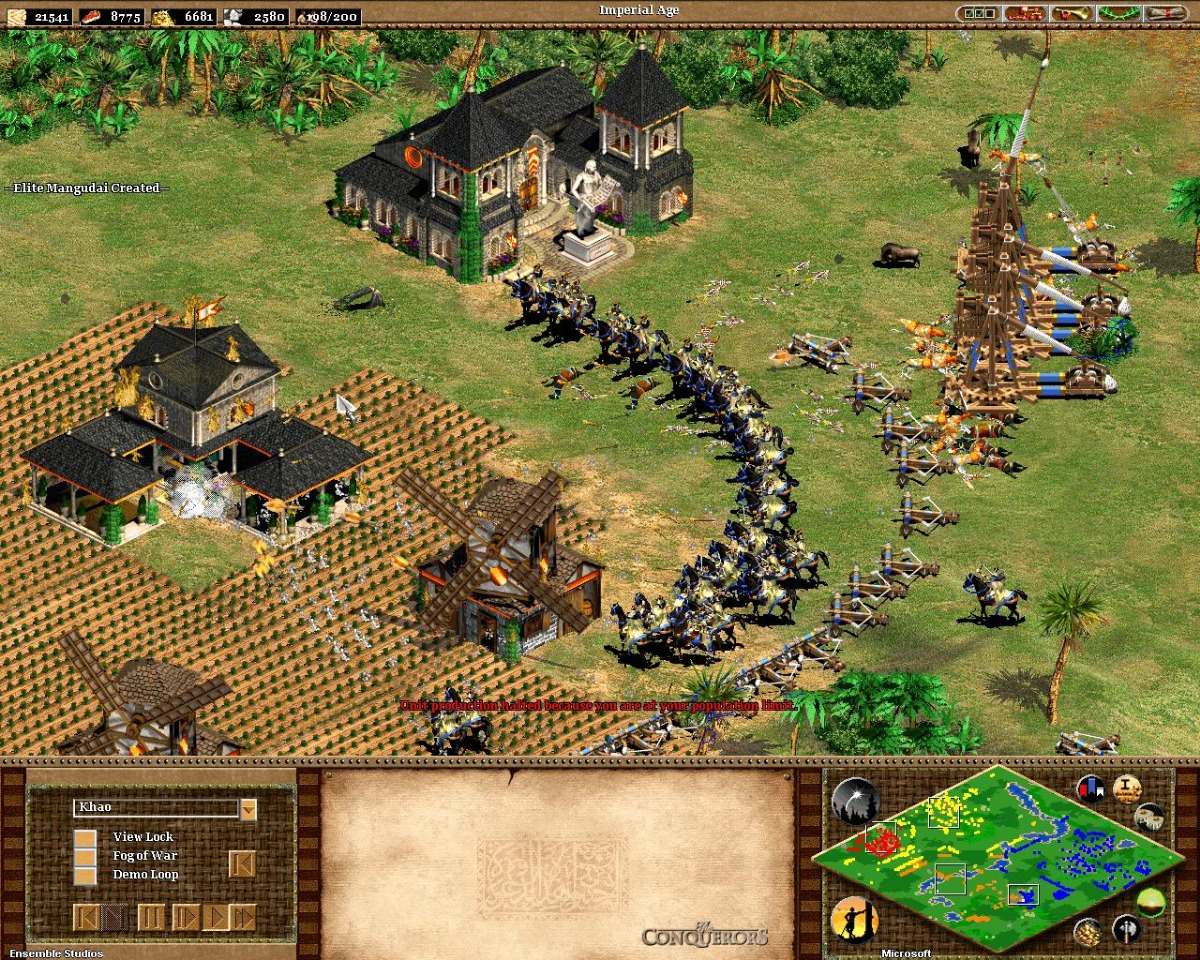 age of empires 2 monk