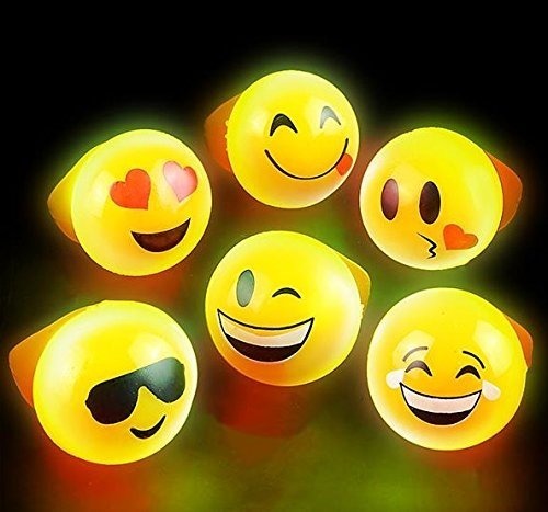 Anillos De Emojis Led !! 10 X $ 260 - $ 260,00 en Mercado Libre