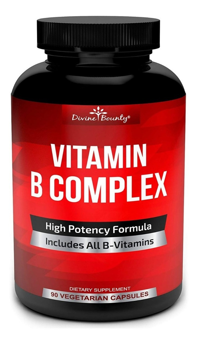 B Complex Vitaminas B12, B1, B2, B3, B5, B6, B7, B9 Y Af 90c - $ 3.090 ...