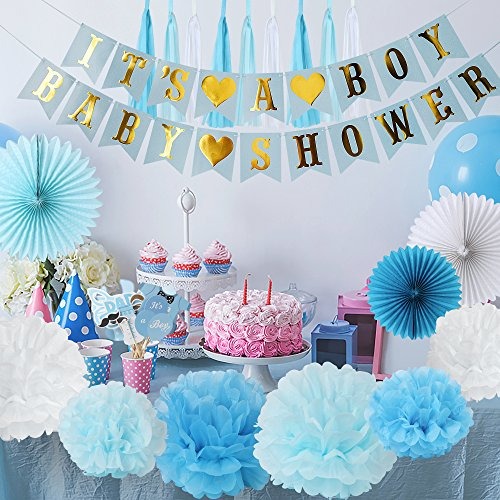 Baby Shower Decoraciones Para Nino Incluye Bebe Ducha Y U S 90 00