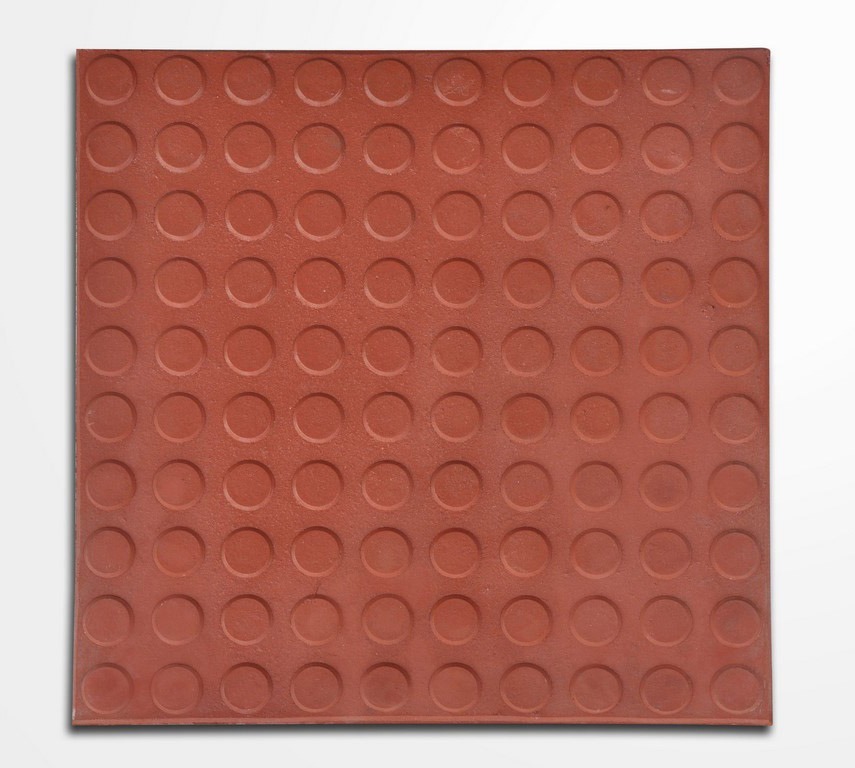 Baldoson Exterior Goma Rojo 40x40 Patio Veredas Compacto - U$S 4,46 en