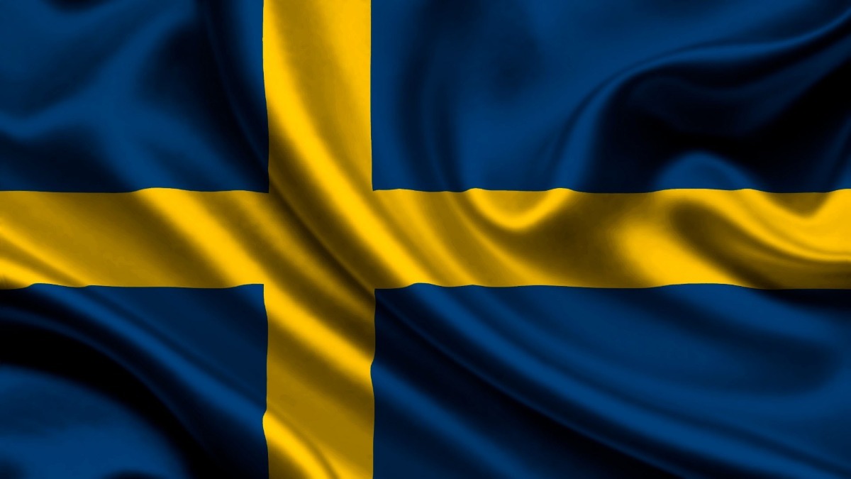 Bandera Suecia 1,50mt X90cm - $ 420,00 en Mercado Libre