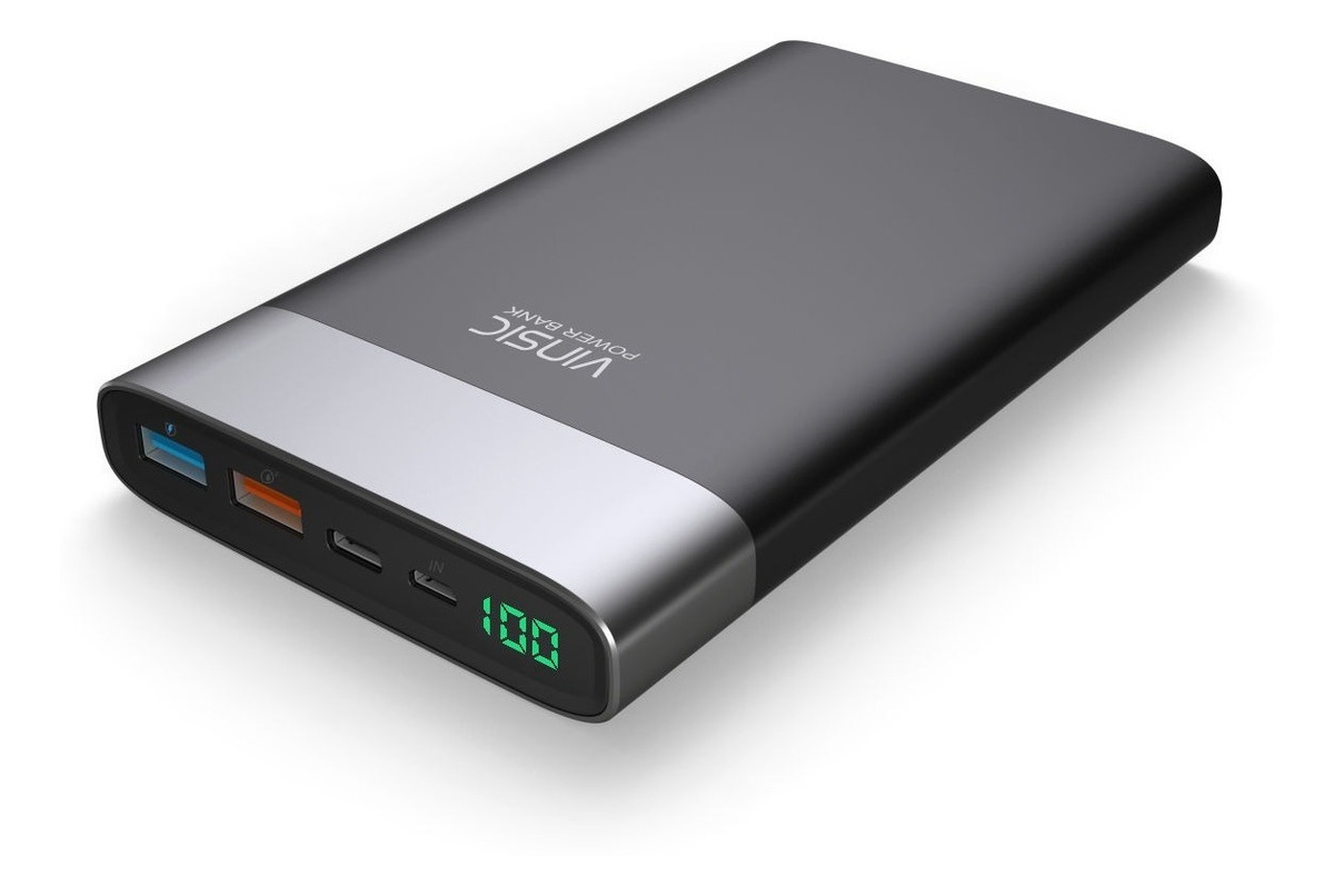 Batería Externa 20000mah Banco De Potencia De Carga Rápida T 338100 En Mercado Libre 0402