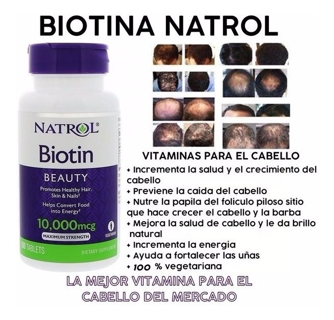 Cual es la vitamina para el crecimiento del cabello