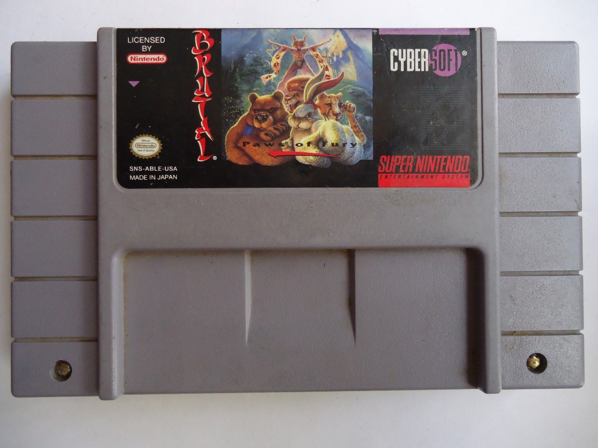 download snes brutal paws of fury