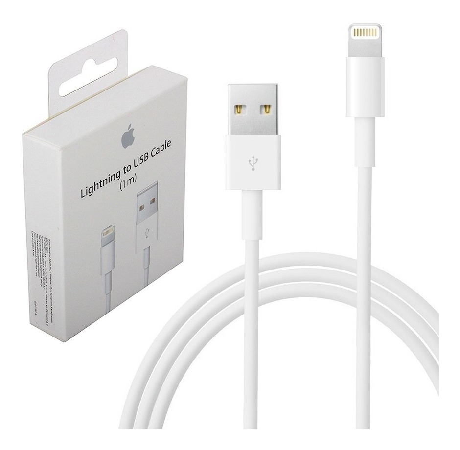 Cable Original iPhone Xs Max X 8 7 6 5 iPad Usb 1m Gtia ® 490,00 en