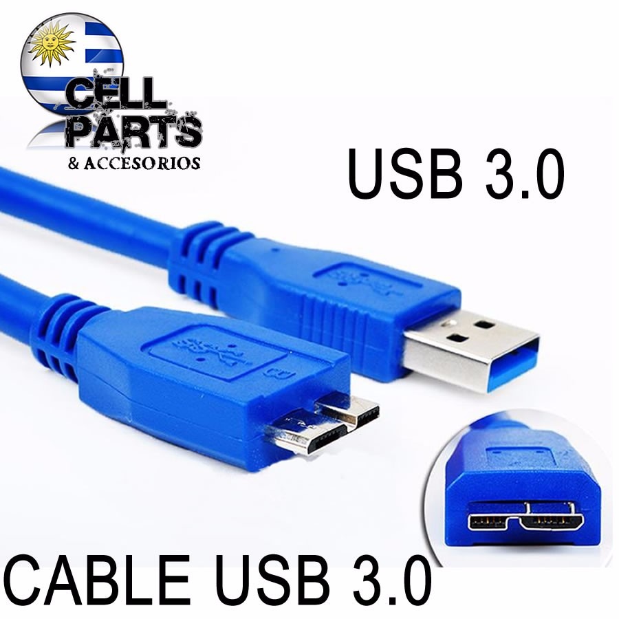 Cable Usb 30 Micro Usb Tipo B 15 Mts Hd Externo S5 Note 3 250