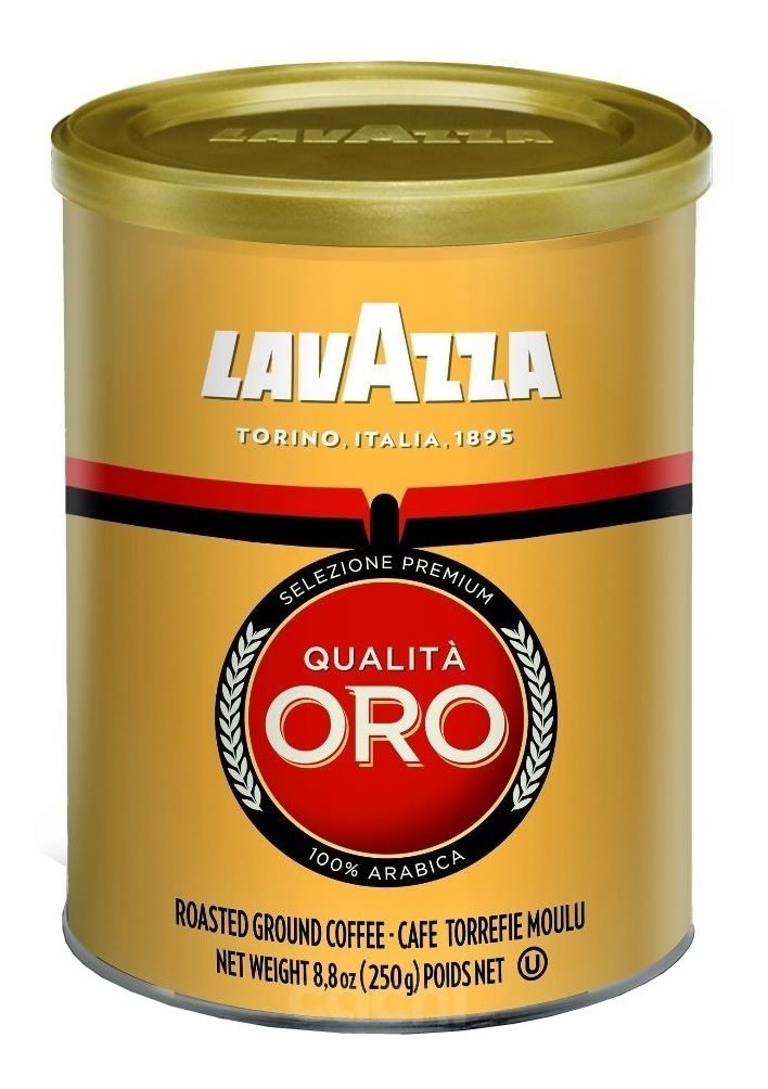 Cafe Lavazza Qualita Oro Lata 250gr De Maquina Molido Int