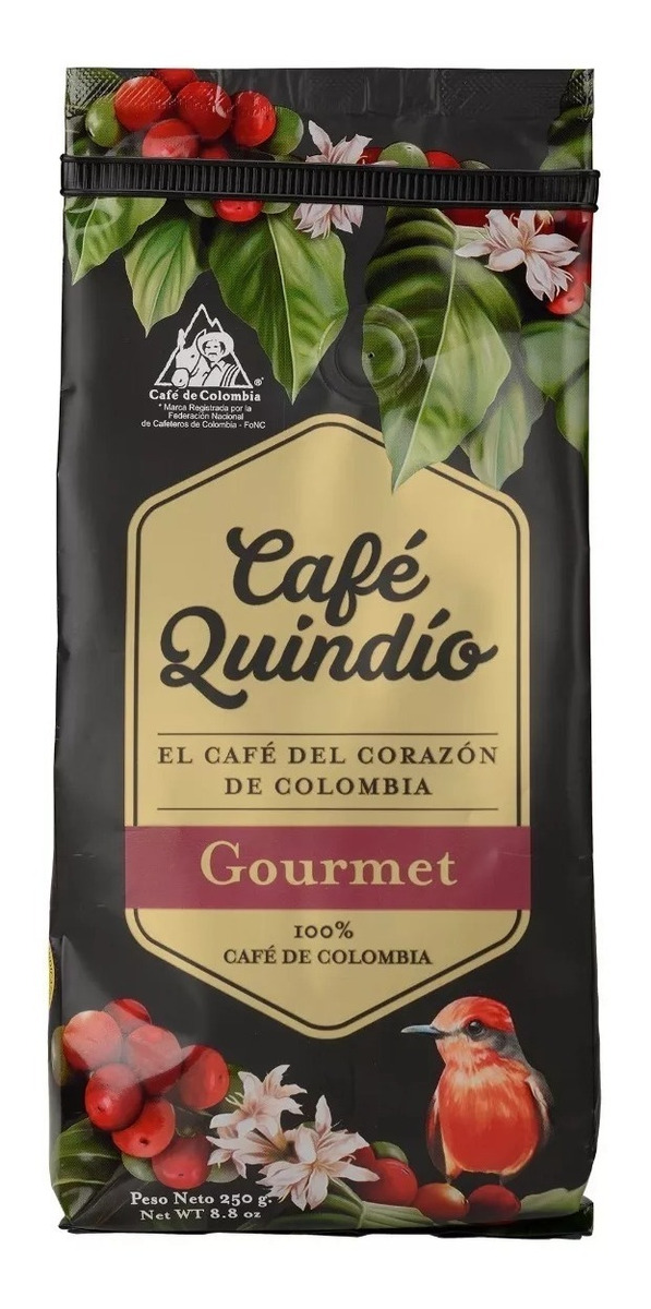 Café Quindío Colombiano Gourmet Excelso Molido Tostado