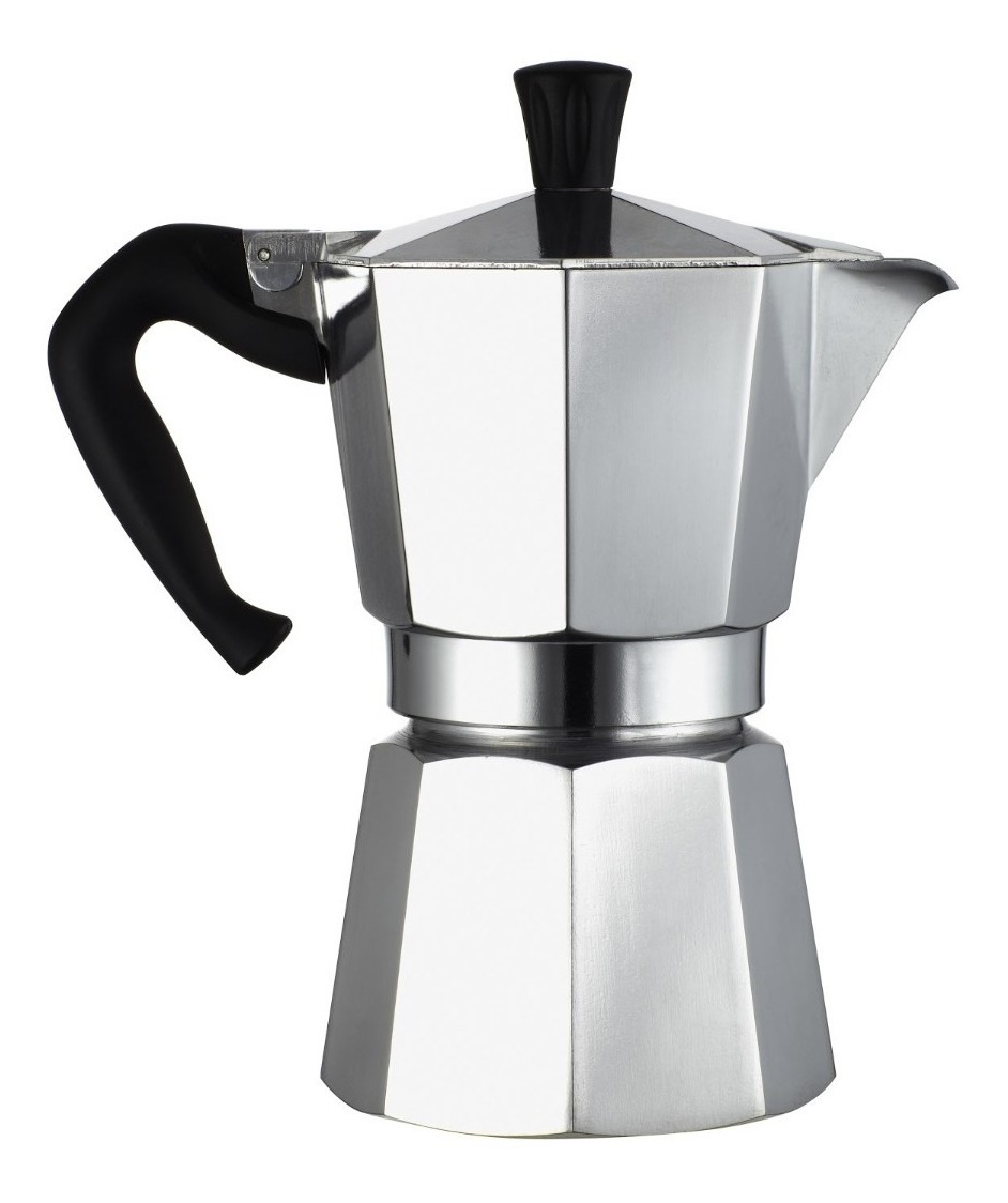 Cafetera Italiana Para 6 Tazas Aluminio 480,00 en