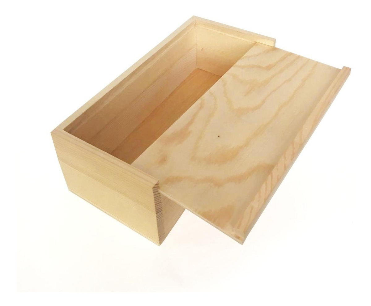 Caja De Madera Con Tapa - $ 210,00 en Mercado Libre