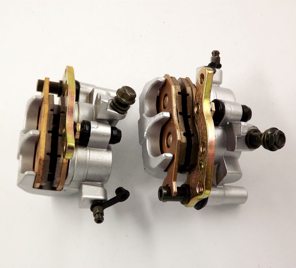 Vanlison Front & Rear Brake Caliper Kit With Pads Compatible With