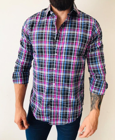 camisas cuadrille hombre