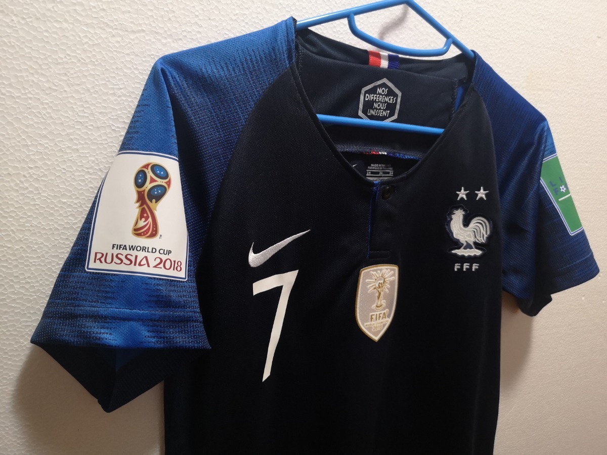 Camiseta Niño Francia 2018. Griezmann. Original 1.750,00 en Mercado