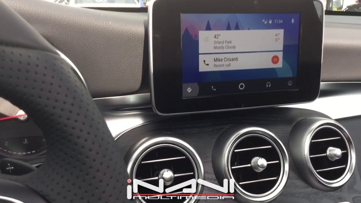 Функция android auto mercedes