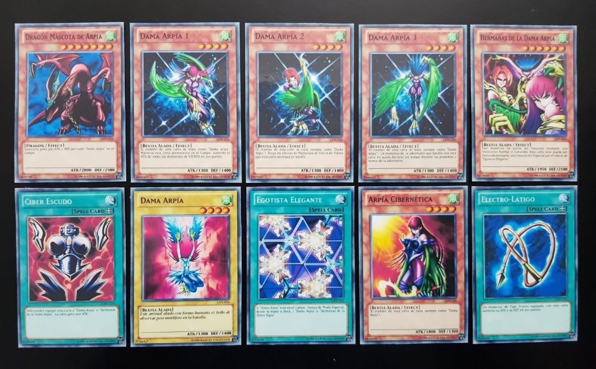 Cartas Yugioh Damas Aguilas Mai (10 Cartas) / En Español