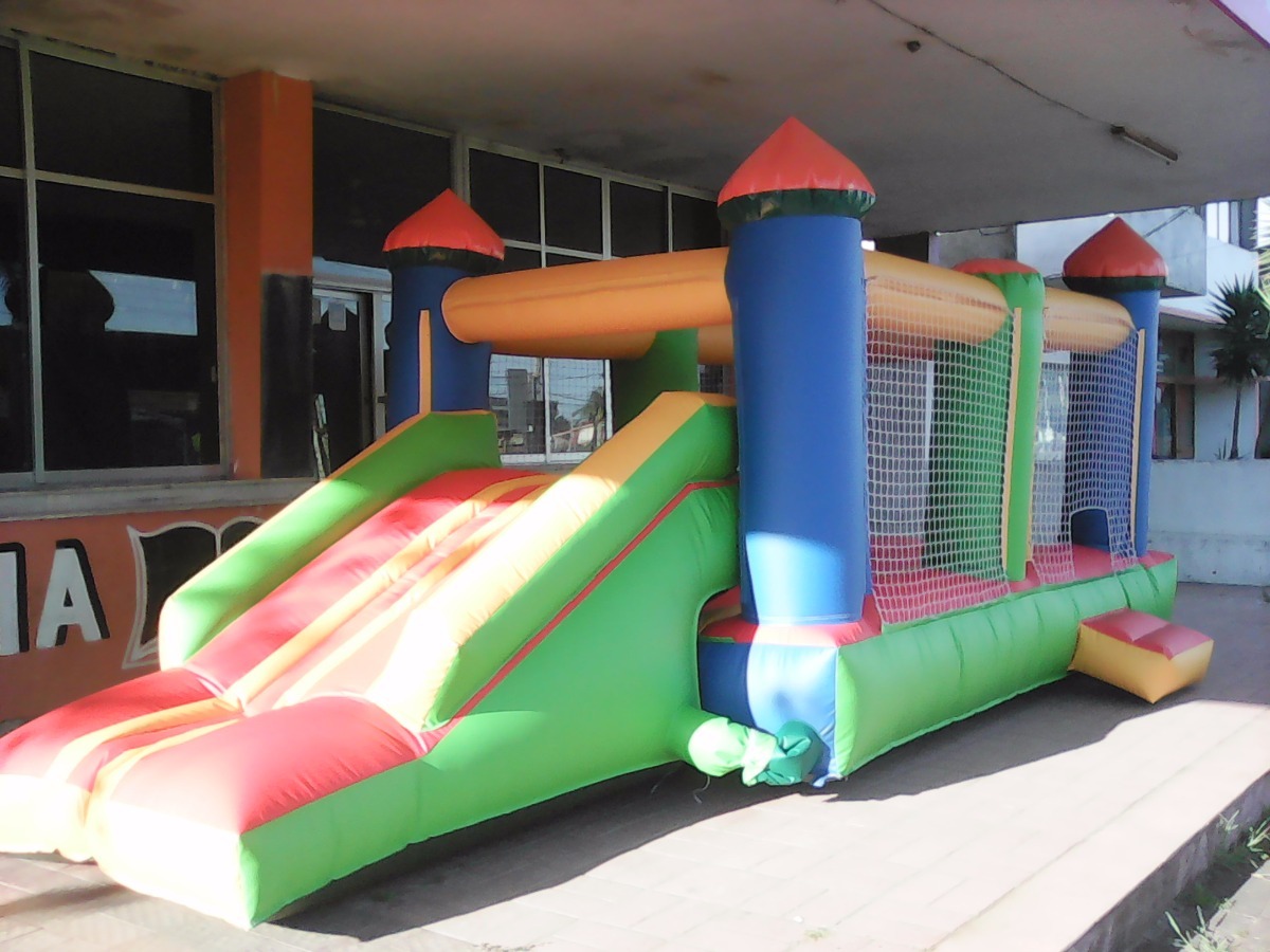 Castillo Inflable 6 X 3 M Con Tobogan Y Turbina - $ 38.000,00 En ...