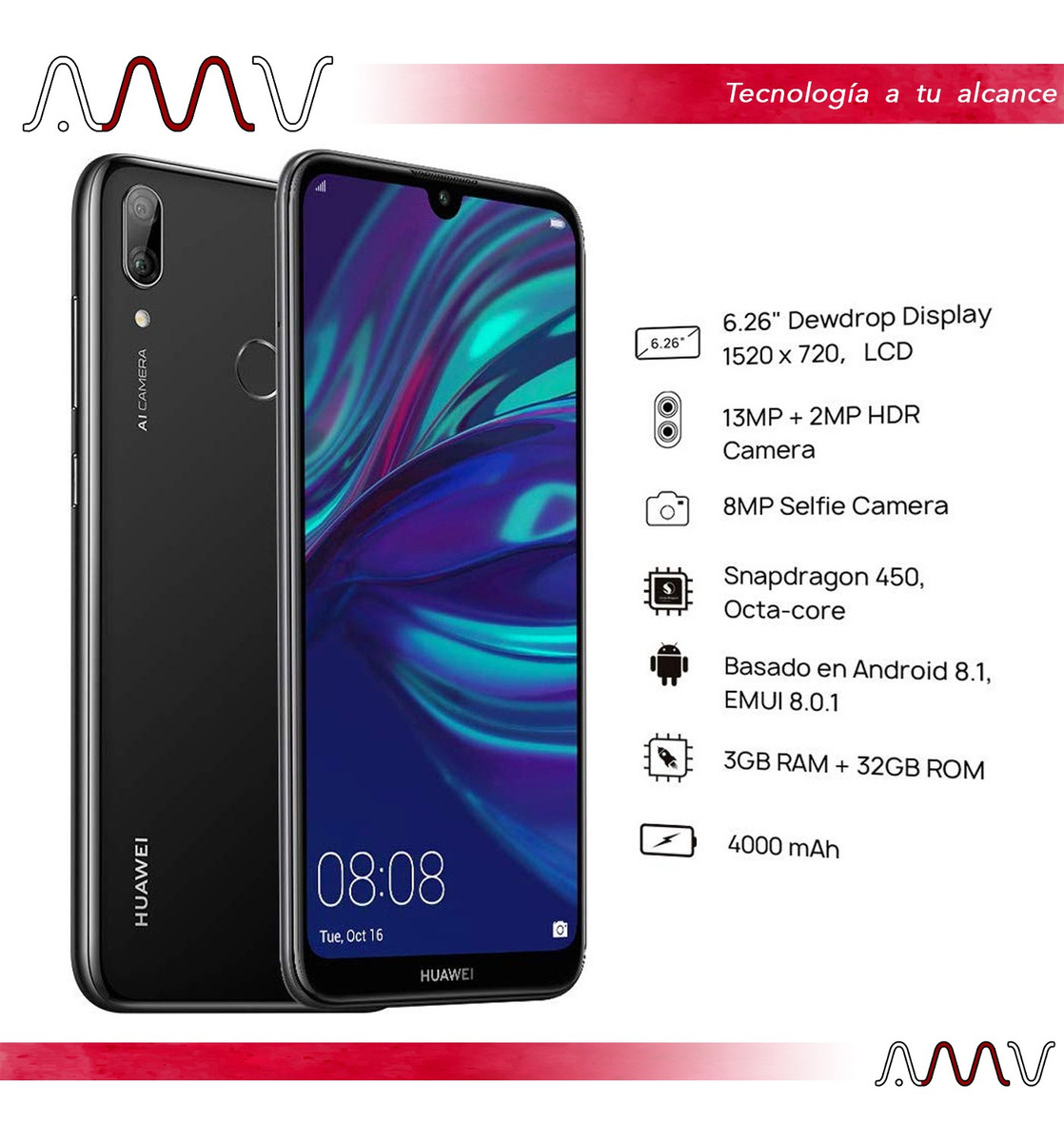 Huawei y7 2019 обзор